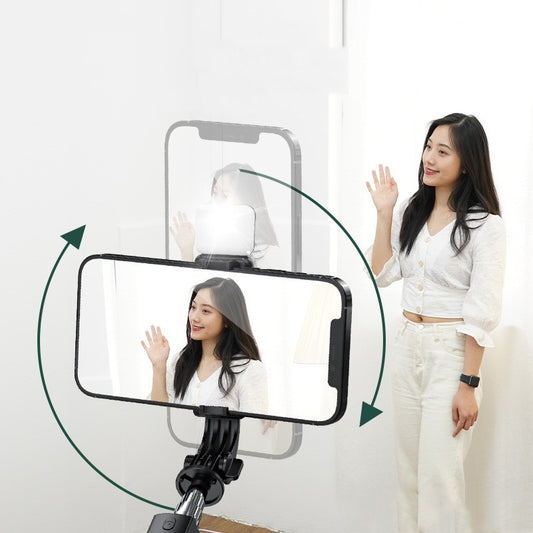 Perche à selfie télescopique  avec support trépied pour téléphone portable + télécommande