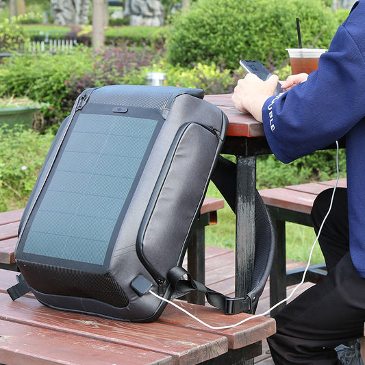 Sac à dos Outdoor a panneau solaire | chargeur de batterie téléphone| Sac écologique et fashion